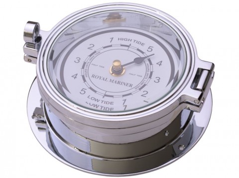 Chrome Tide Clock 140mm